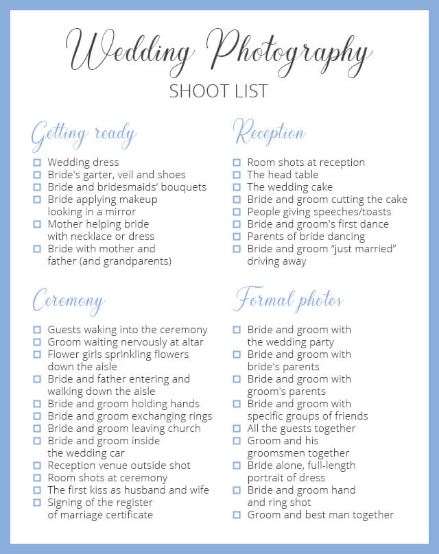 what makes a good wedding photographer