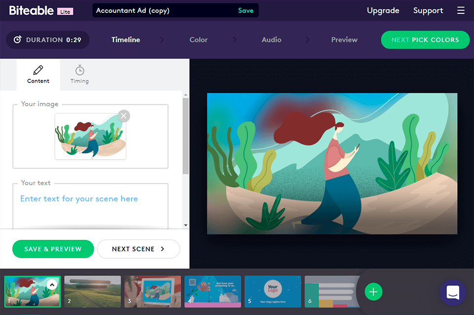 biteable interface adobe character animator alternative