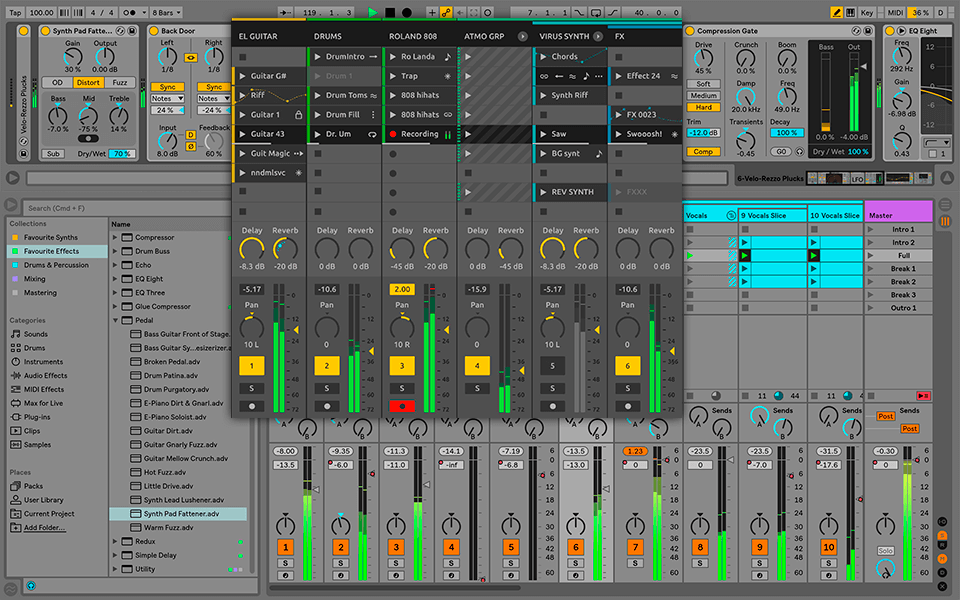 ableton live 10 free daw software interface