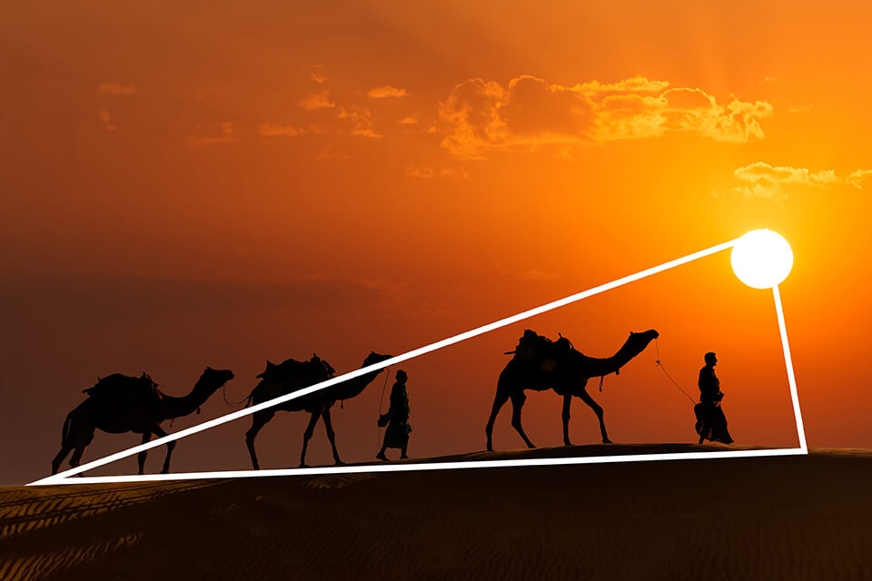 triangle composition photography