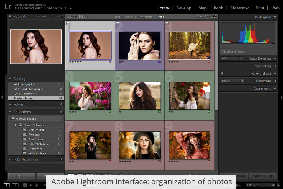 lightroom interface
