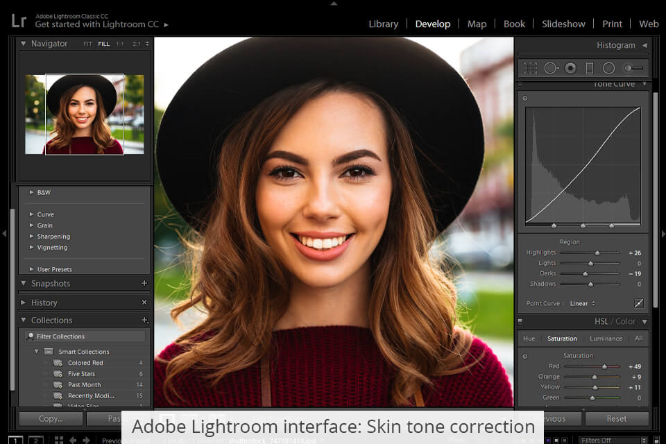 lightroom interface