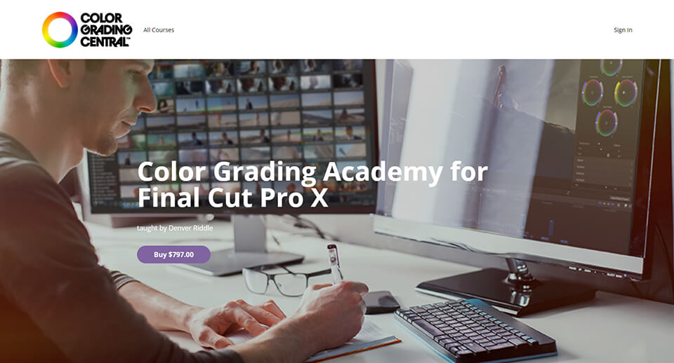color grading central academy for final cut pro