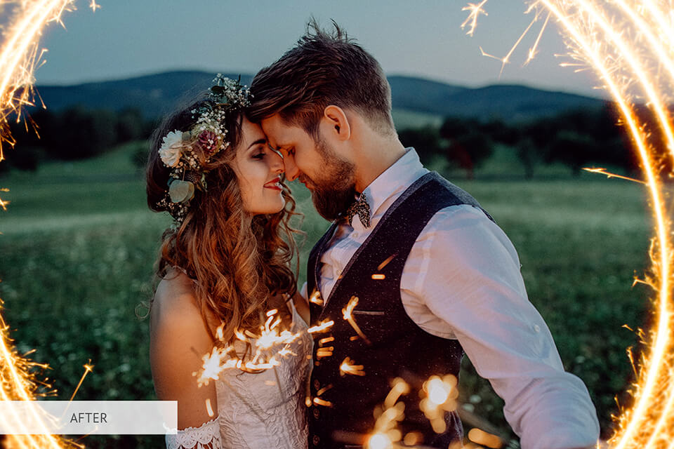 free photoshop overlay for wedding portraits