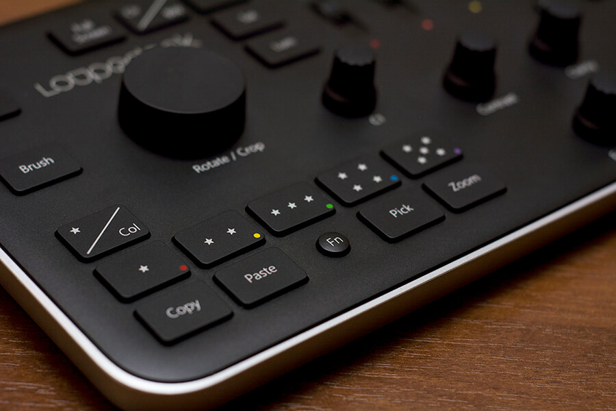 rating with loupedeck photo editing console