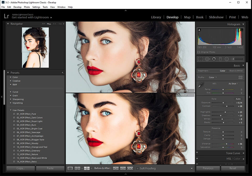 lightroom cc and lightroom classic interface