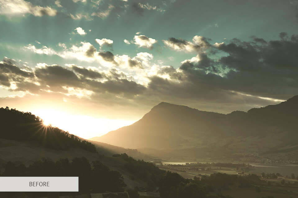 sunset lightroom preset