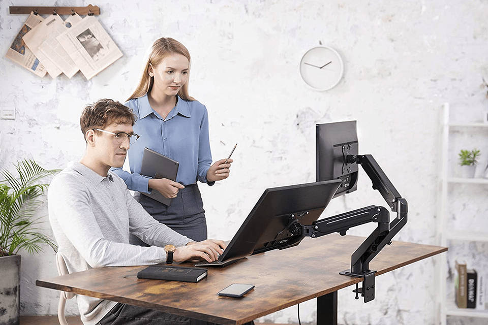 best dual monitor desk mount