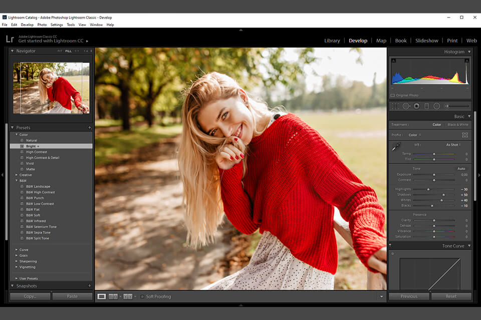 lightroom cc واجهة