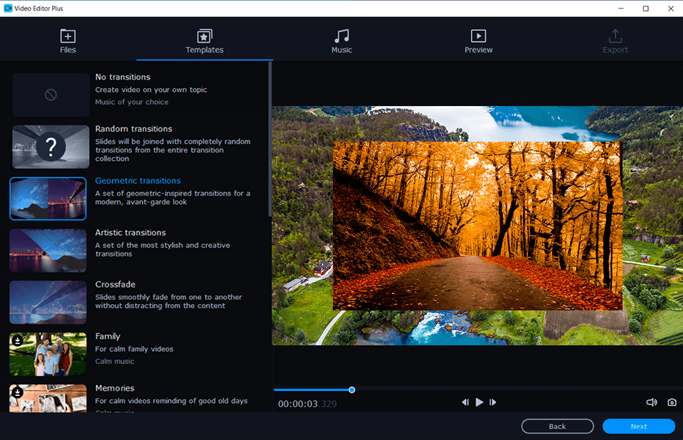 movavi video editor plus quick video mode