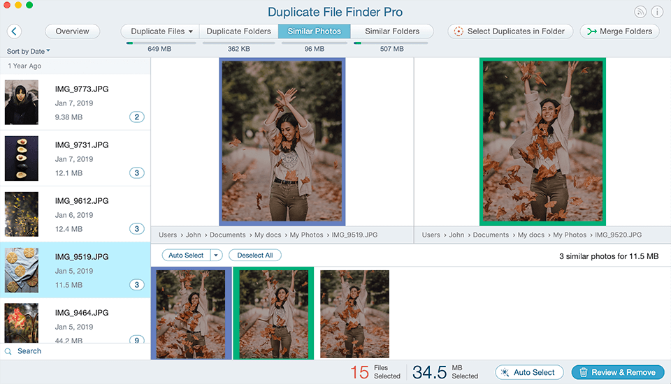 nektony best duplicate file finder for mac interface