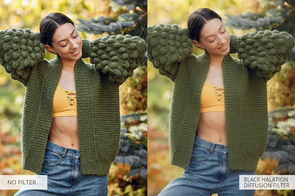 use black halation diffusion filter