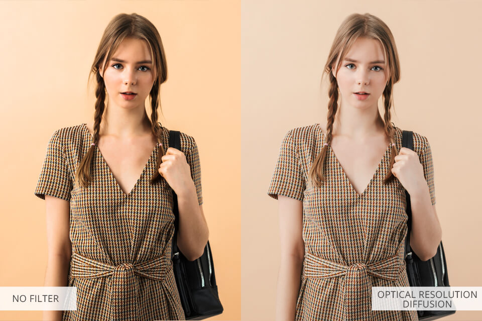 use optical resolution diffusion filter