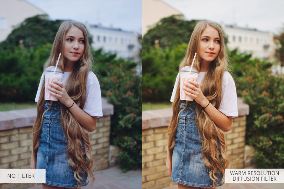 use warm resolution diffusion filter