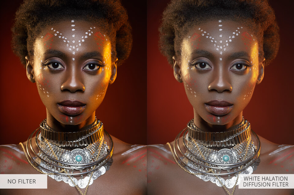 use white halation diffusion filter