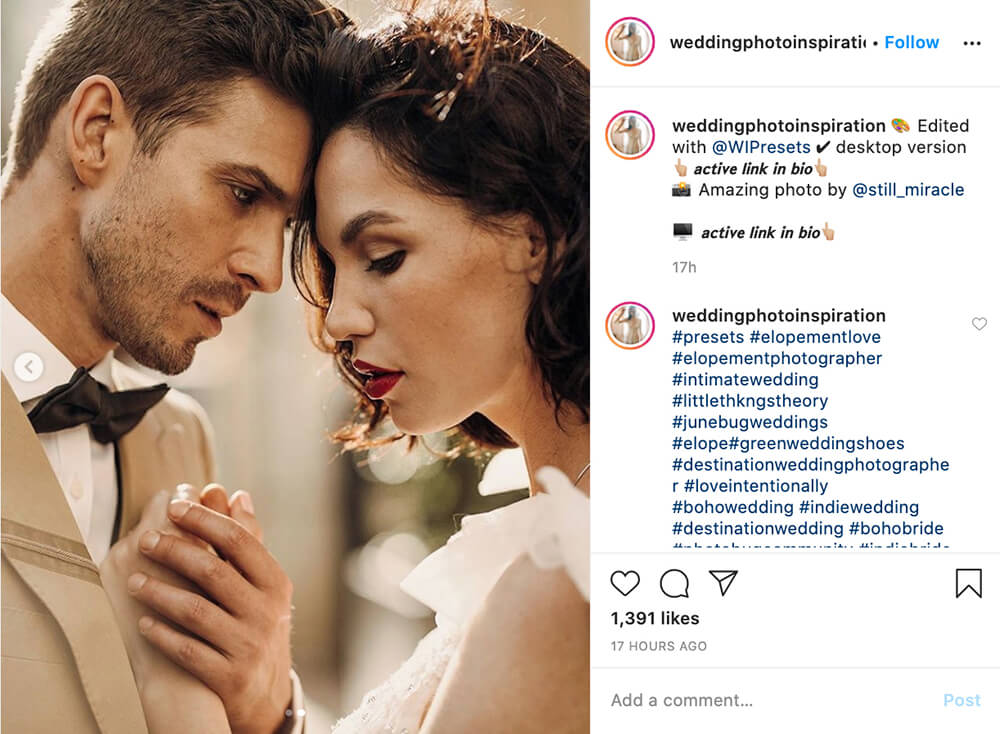 wedding hashtag tips