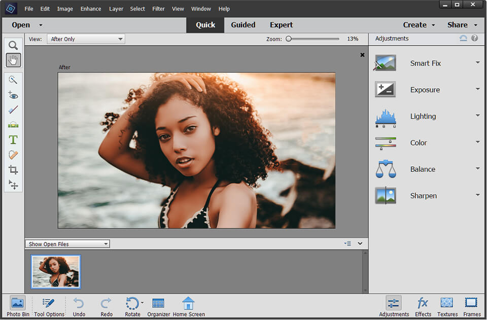 adobe photoshop elements界面