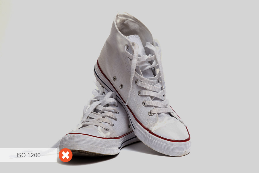 clothing photography iso