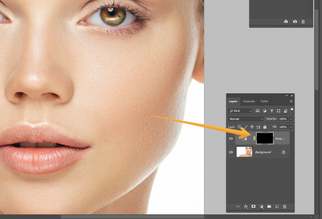 how to change eyes color in photoshop step4