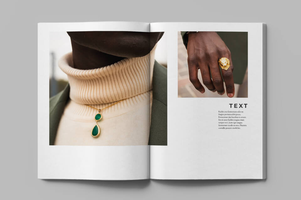 digital lookbook template