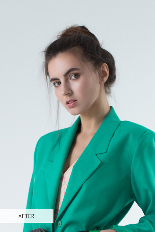 gimp editing before and after