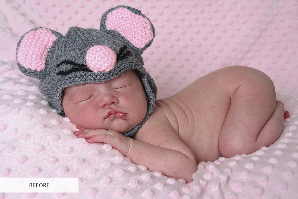 free lightroom preset for newborn photography