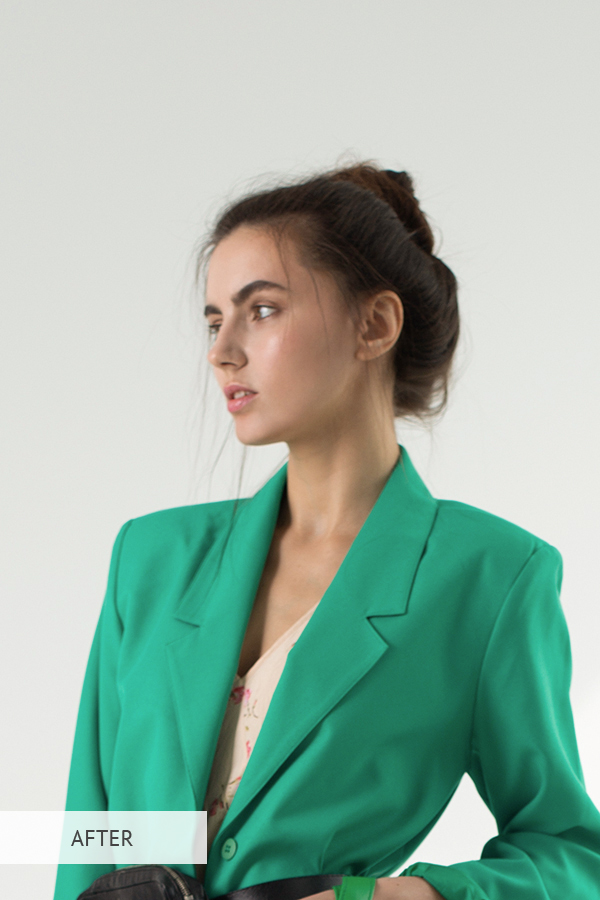 polarr editing before and after