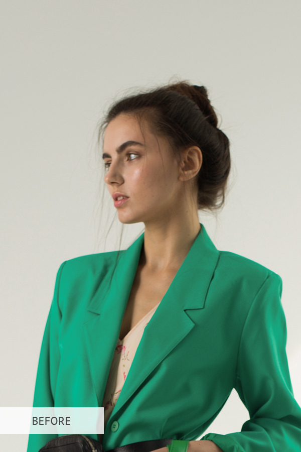 polarr editing before and after