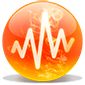 avs audio editorgratis programvara för ljudredigering logo