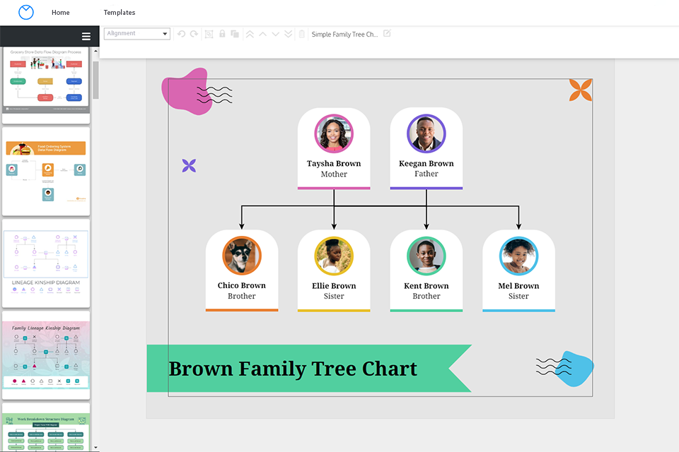 venngage genealogy software for mac