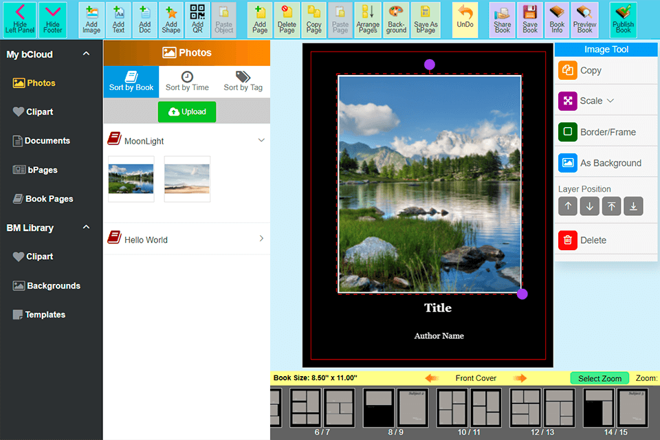 bookemon designing photo book software