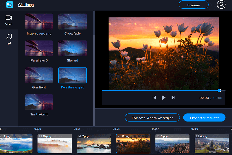 fastreel online video-editor interface