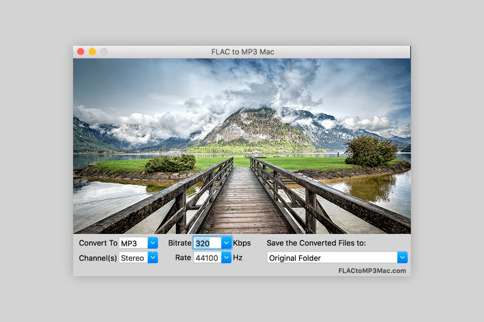 flac to mp3 mac free audio converter interface