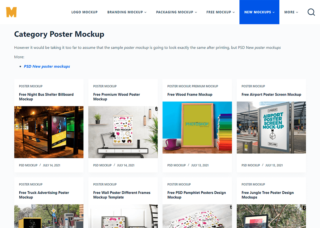 photoshopvideotutorial free poster mockups