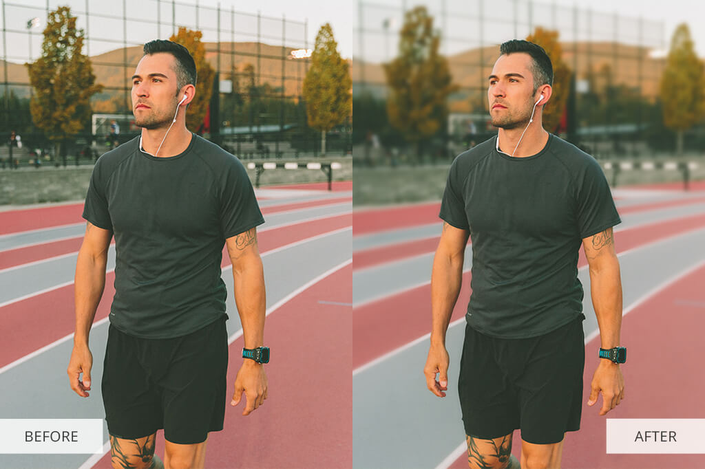 how to blur background in photos on iphone