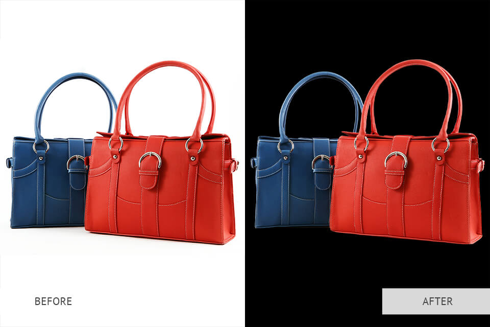 how to make the background of a picture black in apowersoft before and after