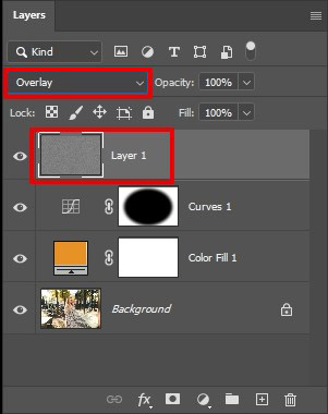 how to make a photo look vintage overlay blend mode
