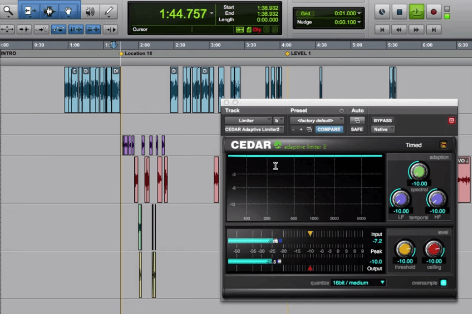 cedar studio audio restoration software interface