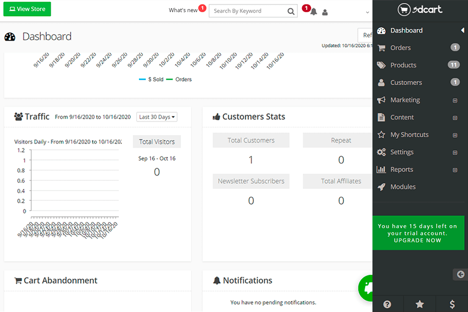 3dcart review interface