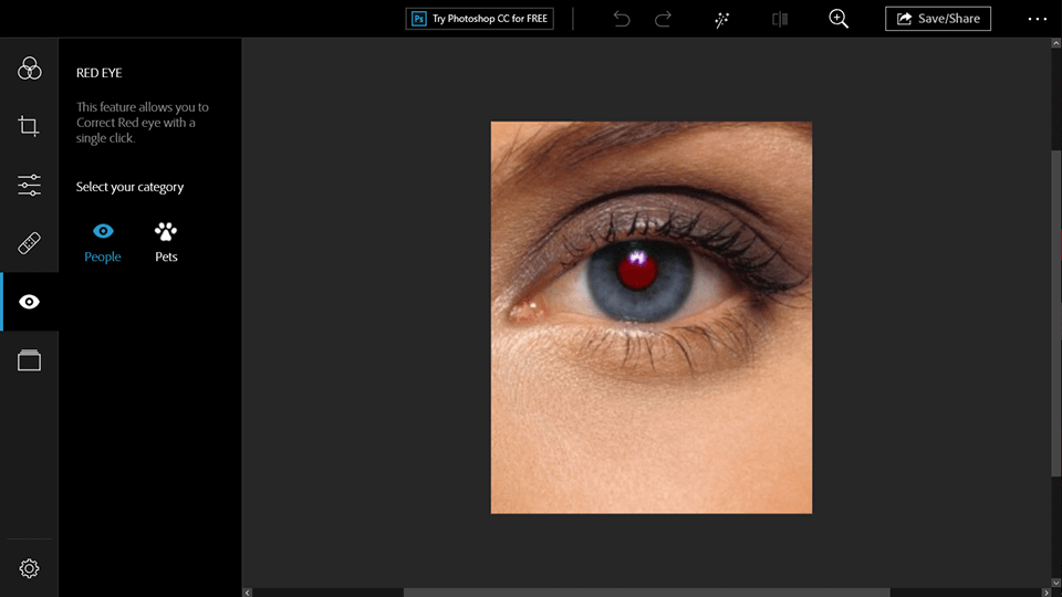 photoshop express interface