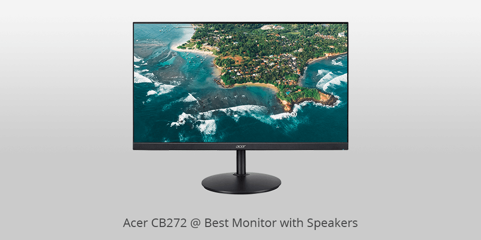 best monitor with built in speakers