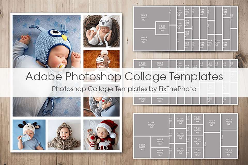 adobe photoshop collage templates