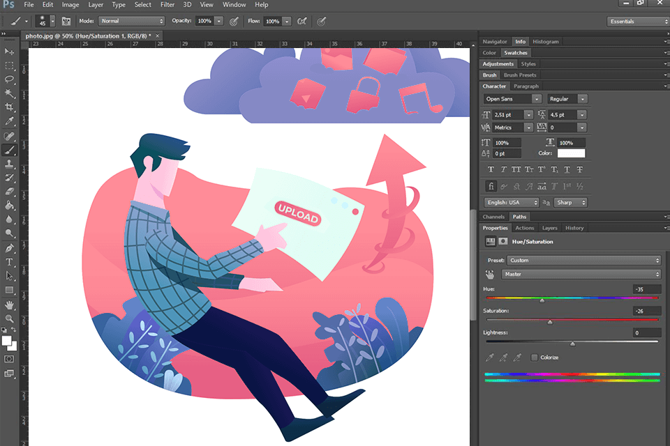 adobe photoshop coreldraw alternative interface