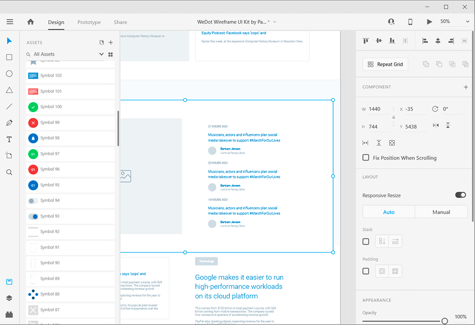 adobe xd interface adobe muse replacement