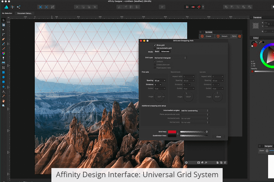 affinity designer interface