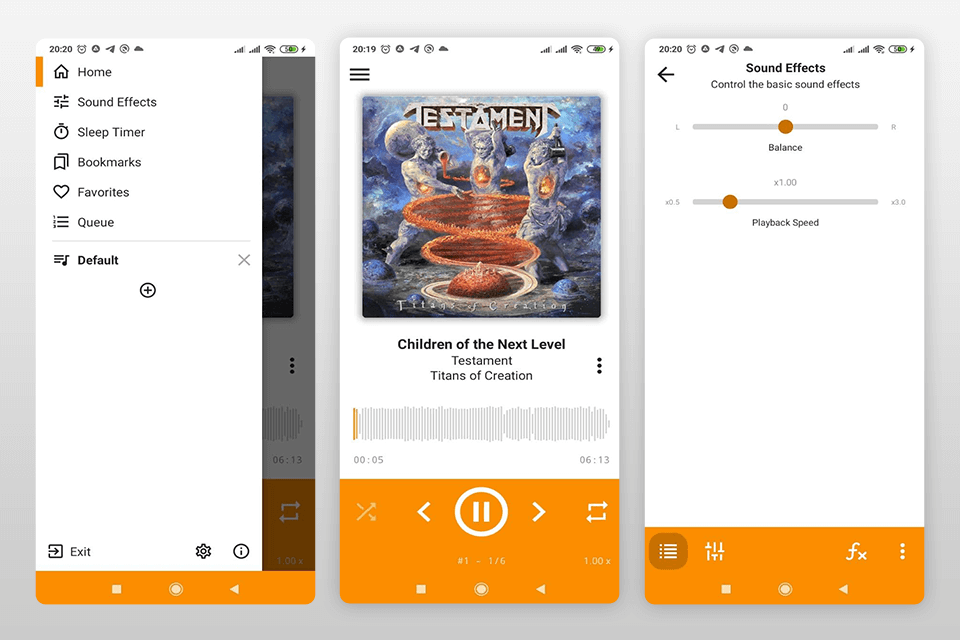 aimp intrface music player for android