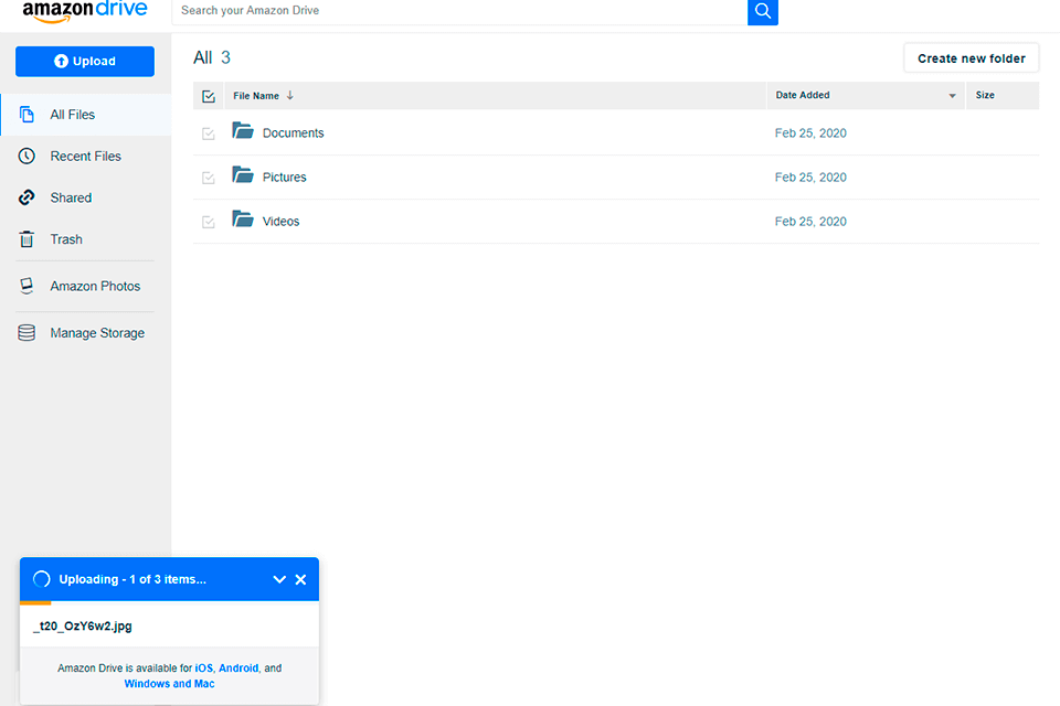 amazon drive dropbox alternative