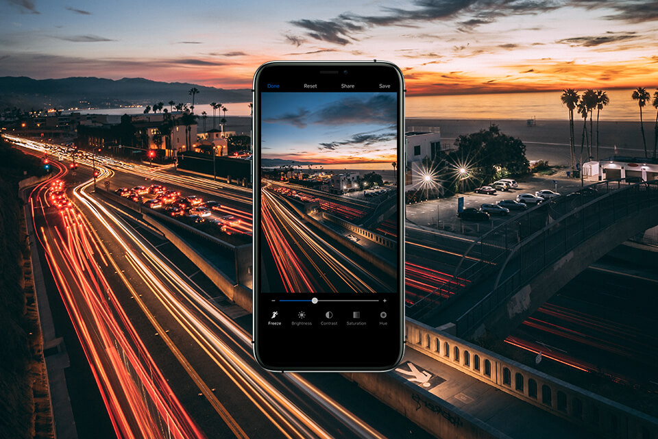 how to take long exposure shots on phone
