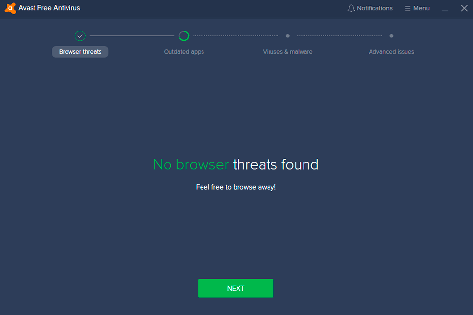 avast interface internet security suites