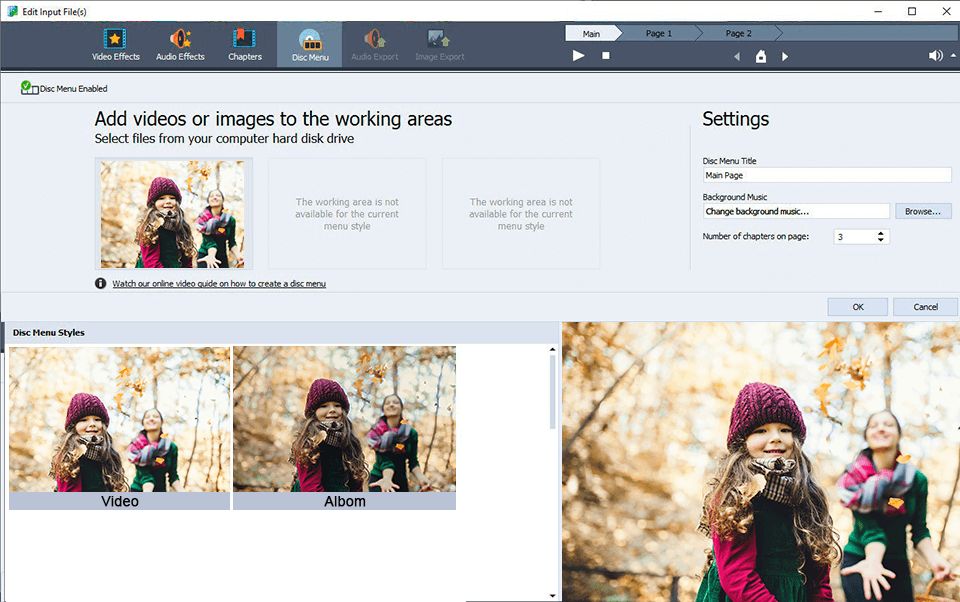 avs free video converter for windows interface